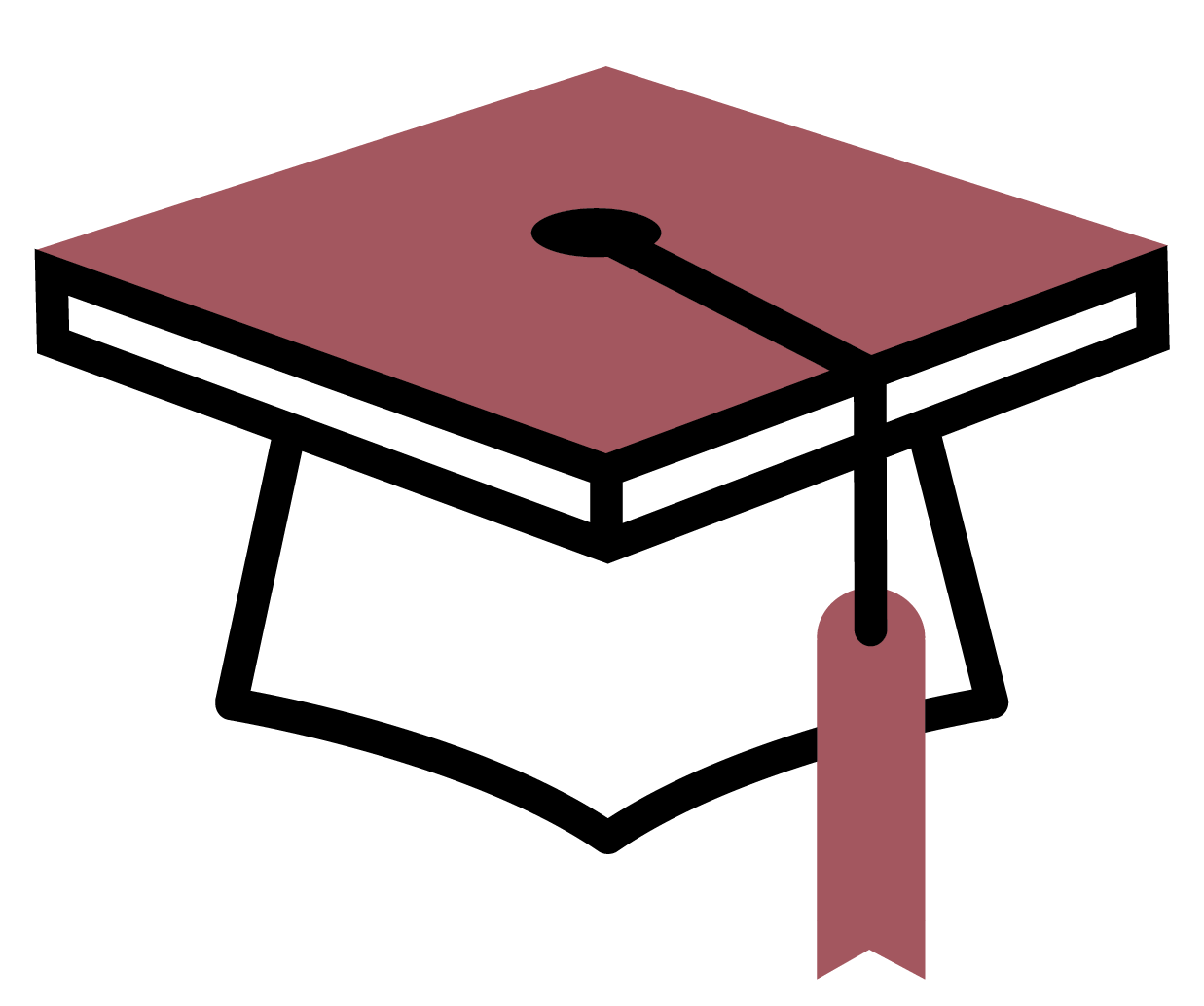 graduation cap with tassel icon